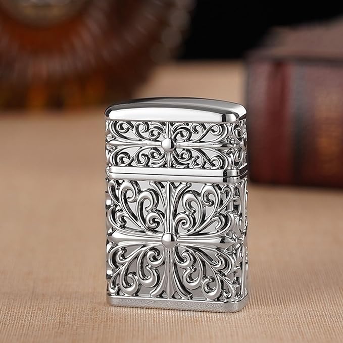 Embossed Pattern Metal Lighter